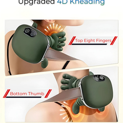 Heated Neck/Shoulder/Back Massager | Wireless Portable | Electric Deep Tissue Massage