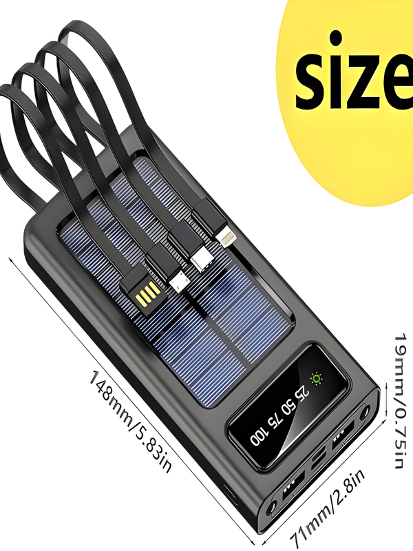 10000mAh Camping Solar Power Bank