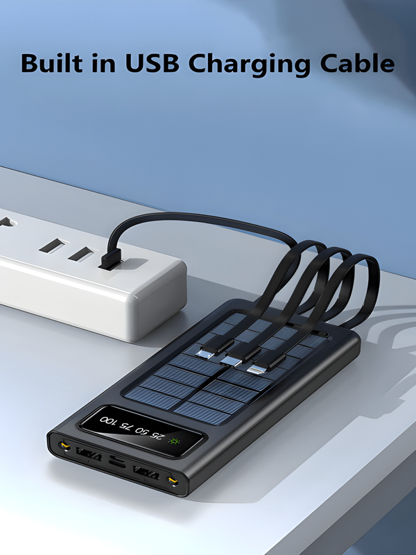 10000mAh Camping Solar Power Bank