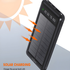 10000mAh Camping Solar Power Bank