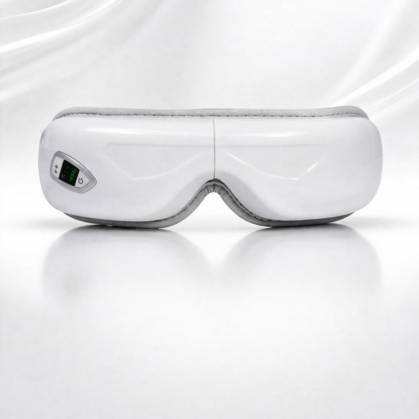 Rechargeable Eye Massager | Mild Heat Option |  for Stress Relief & Dark Circles | Multi Modes ,180° Foldable|