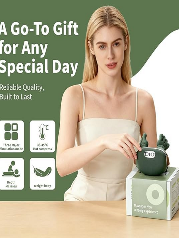 Heated Neck/Shoulder/Back Massager | Wireless Portable | Electric Deep Tissue Massage