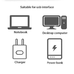 USB Plug in Led Night Light 1W | Led Ambient Light | Portable for Bedroom, Bathroom Car, Study & Kitchen Use | Warm White Color Pack of 6 |