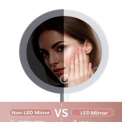 Tri-Fold LED Vanity Mirror Three Panel