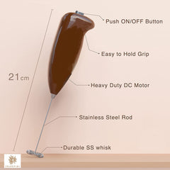 Portable Handheld Milk & Coffee Wand Frother