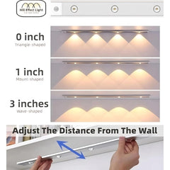 Motion Sensor Under Cabinet LED Lights [40 cms] |Batter Operated USB Rechargeable | Wireless & Magnetic | Long Lasting Battery Life |