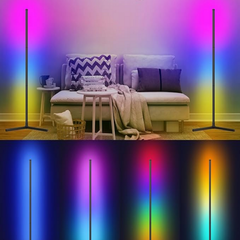 Smart RGB LED Floor Lamp – App & Voice Control