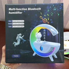 Anti Gravity Humidifier with Bluetooth speaker | Levitating Raindrop Water Back flow Effect | 7 - Mode Day & Night LED | Color Changing Ambient Lights |Seamless Bluetooth Connectivity Speakers | Multi-Functional
