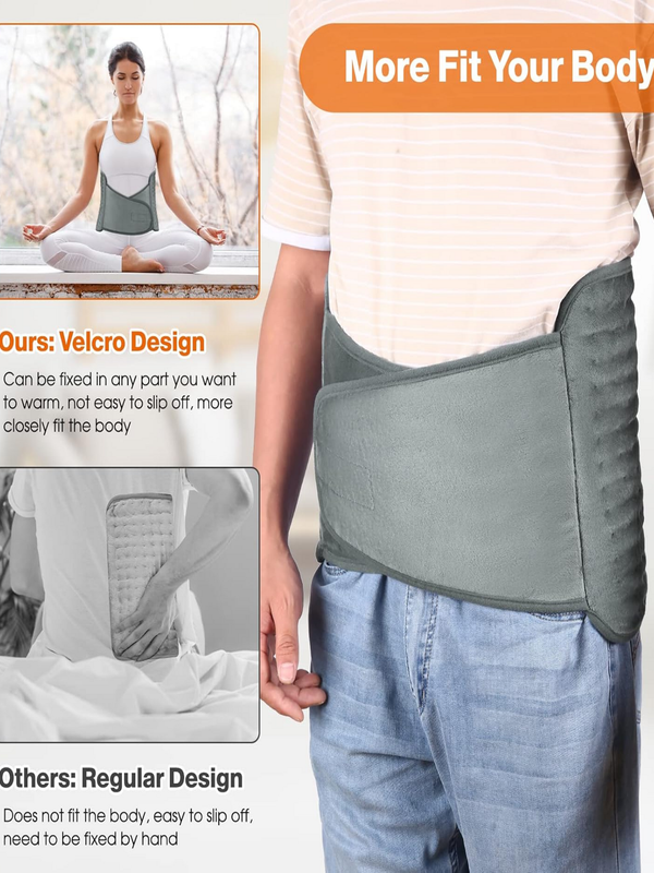 Electric Heating Waist Pad, Heating Pads for Back Pain Relief