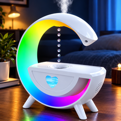 Anti-Gravity Humidifier with Bluetooth Speaker