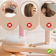 Self Cleaning Hair Brush