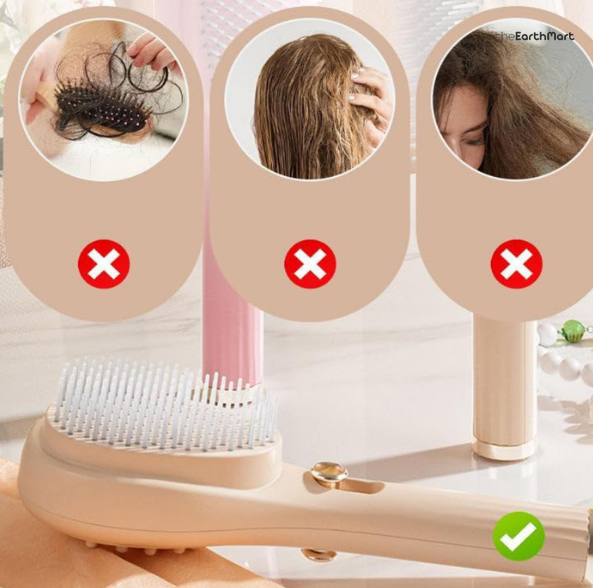 Self Cleaning Hair Brush