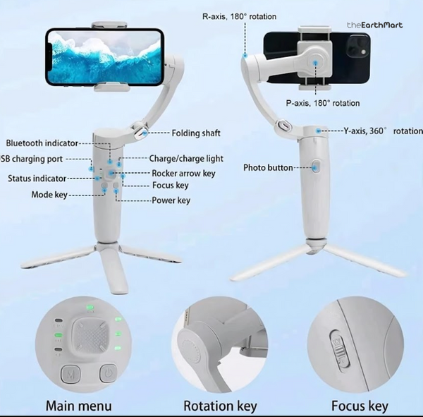 Gimbal M1-3Axis Handheld Smartphone Gimbal Stabilizer