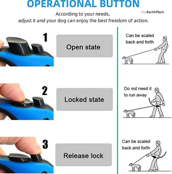 Retractable Dog Leash Automatic