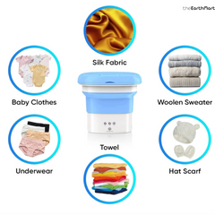 Semi-Automatic Folding Mini Washing Machine