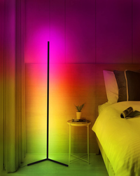 Smart RGB LED Floor Lamp – App & Voice Control