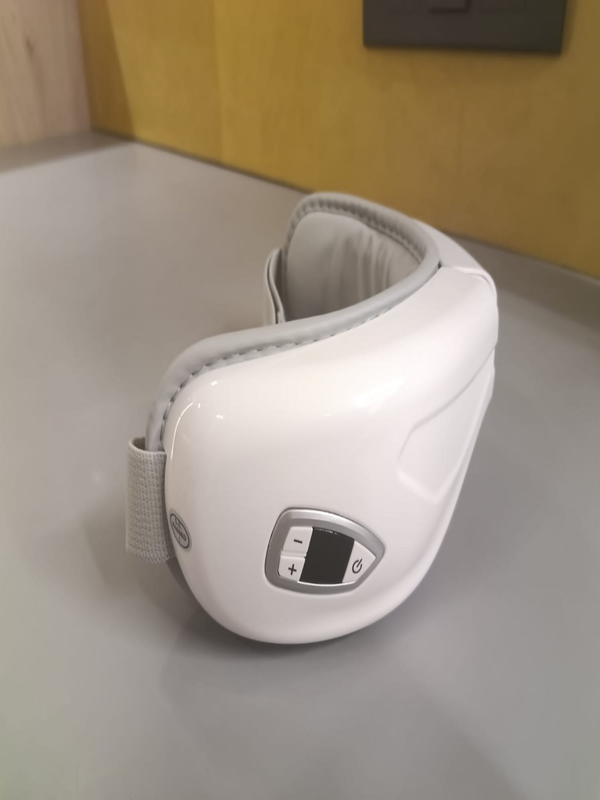 Rechargeable Eye Massager | Mild Heat Option |  for Stress Relief & Dark Circles | Multi Modes ,180° Foldable|