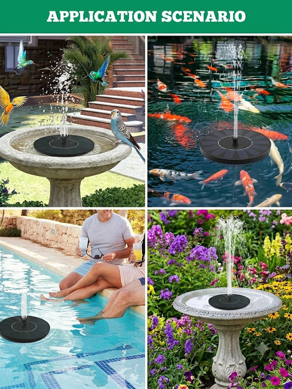 Solar Water Fountain