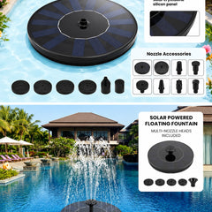 Solar Water Fountain