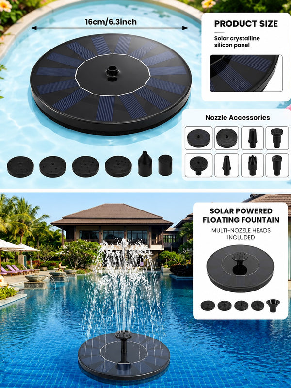 Solar Water Fountain