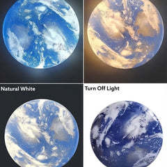 Planet Earth LED Wall Light for Bedroom Living Roo