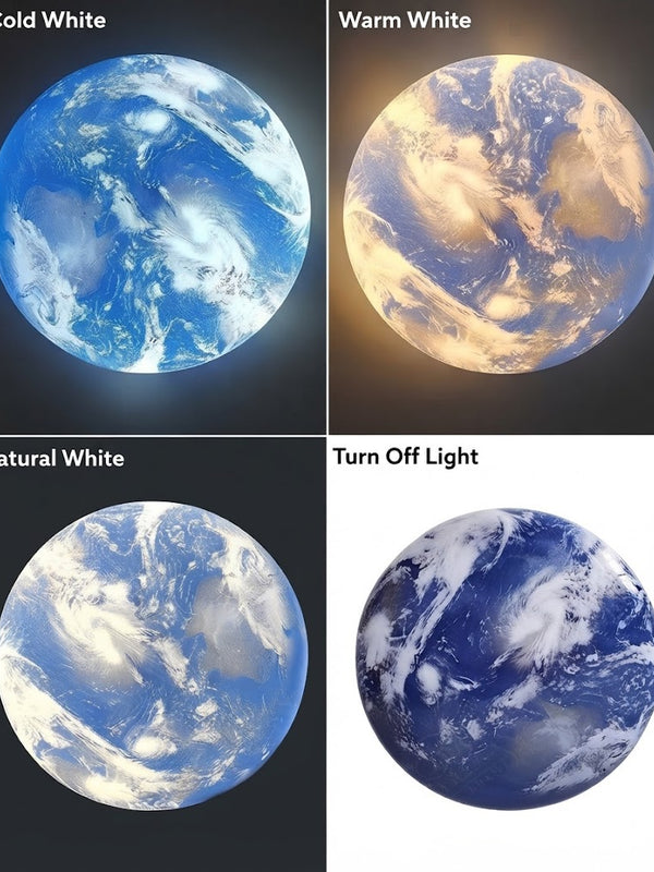 Planet Earth LED Wall Light for Bedroom Living Roo
