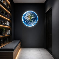 Planet Earth LED Wall Light for Bedroom Living Roo
