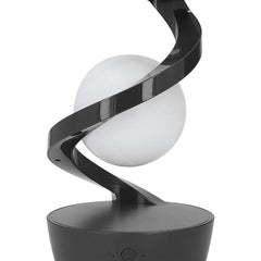 Spiral Moon Lamp – 3D Floating Orb Illusion RGB LED Desk Lamp, Rechargeable