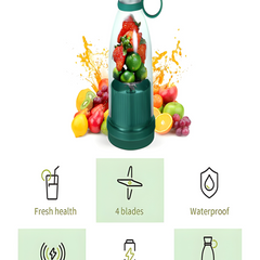 Portable mini 4 Blade Juicer Blender