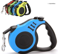 Retractable Dog Leash with One-Button Brake & Lock