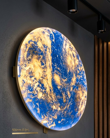 Planet Earth 3D LED Wall Lamp – Globe Wall Light for Bedroom & Living Room