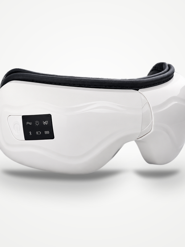 Rechargeable Eye Massager | Mild Heat Option |  for Stress Relief & Dark Circles | Multi Modes ,180° Foldable|
