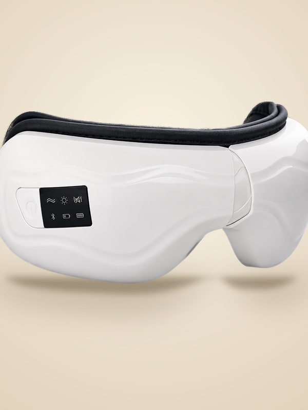 Rechargeable Eye Massager | Mild Heat Option |  for Stress Relief & Dark Circles | Multi Modes ,180° Foldable|