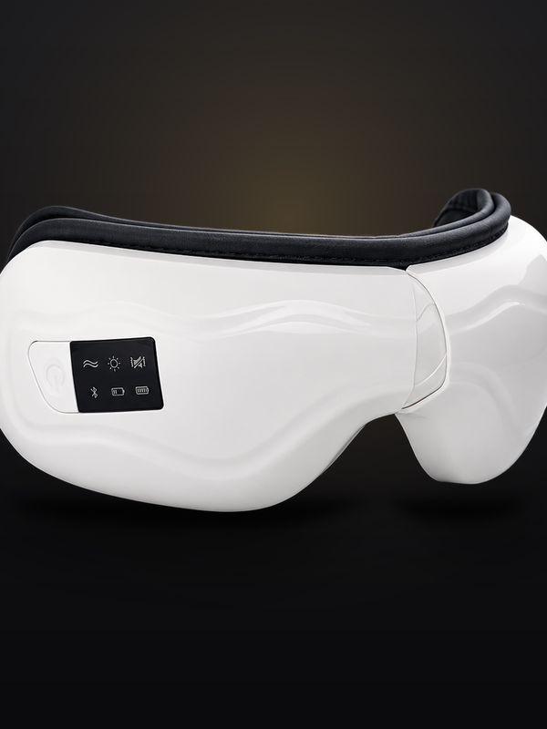 Rechargeable Eye Massager | Mild Heat Option |  for Stress Relief & Dark Circles | Multi Modes ,180° Foldable|