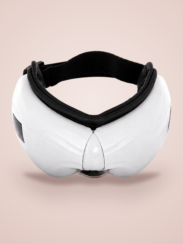 Rechargeable Eye Massager | Mild Heat Option |  for Stress Relief & Dark Circles | Multi Modes ,180° Foldable|