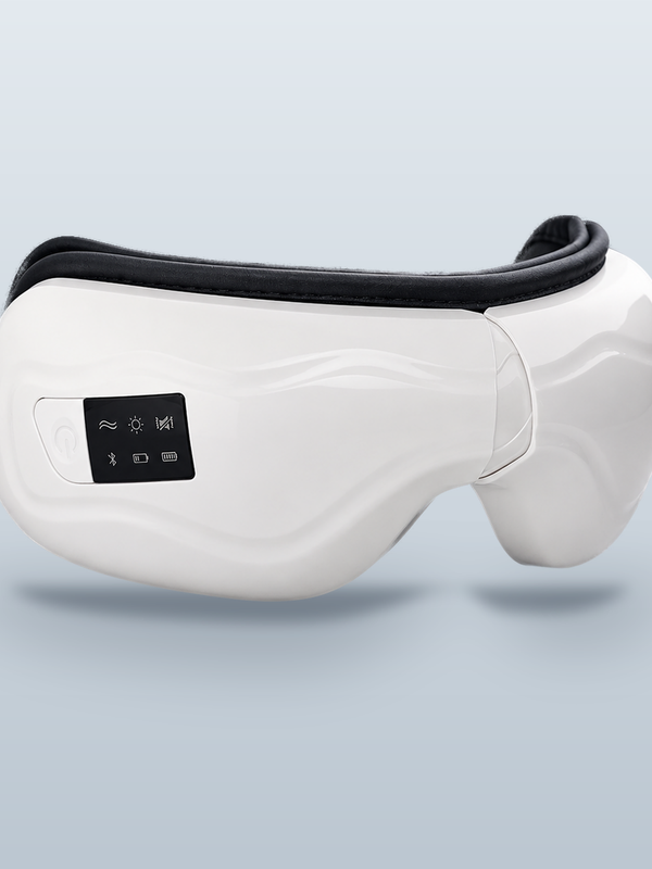 Rechargeable Eye Massager | Mild Heat Option |  for Stress Relief & Dark Circles | Multi Modes ,180° Foldable|
