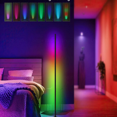 Smart RGB LED Floor Lamp – App & Voice Control