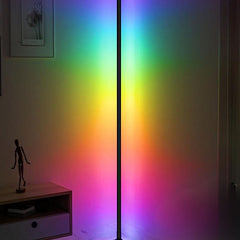 Smart RGB LED Floor Lamp – App & Voice Control