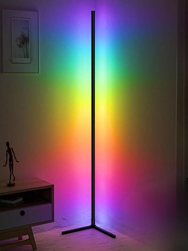 Smart RGB LED Floor Lamp – App & Voice Control