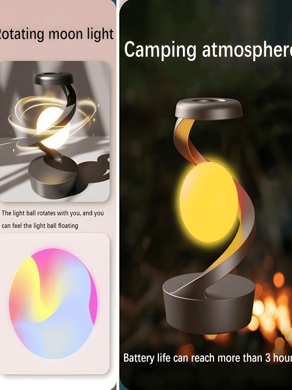 Spiral Rotating Desk Lamp