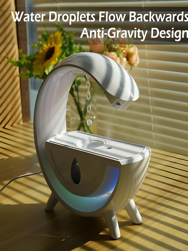 Anti Gravity Humidifier with Bluetooth speaker