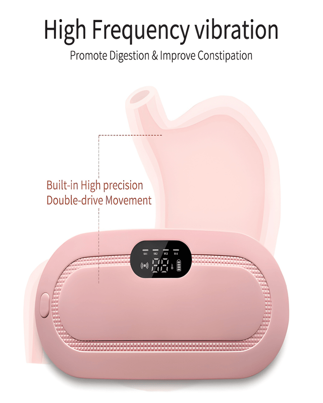 Heating pad vibration feature