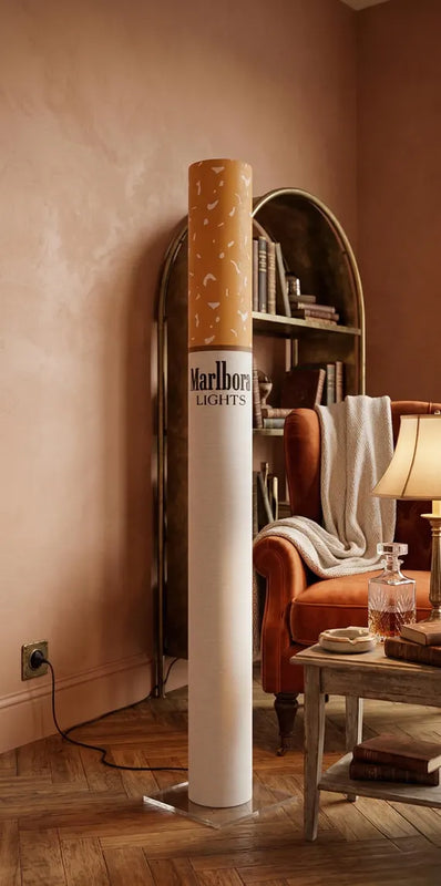 Cigarette LED Table Lamp – Pop Art, 35 cm & 100 cm