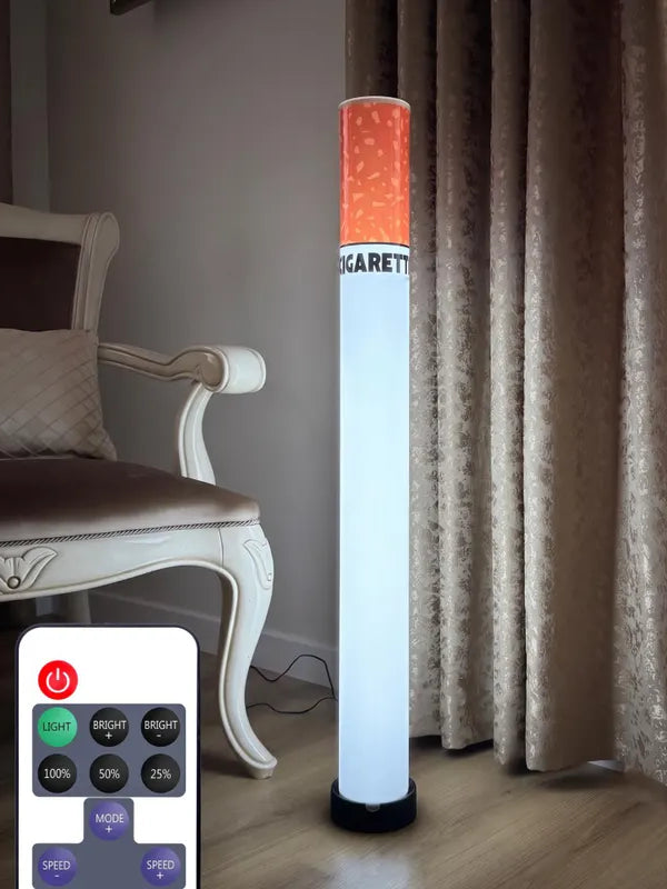 Cigarette LED Table Lamp – Pop Art, 35 cm & 100 cm