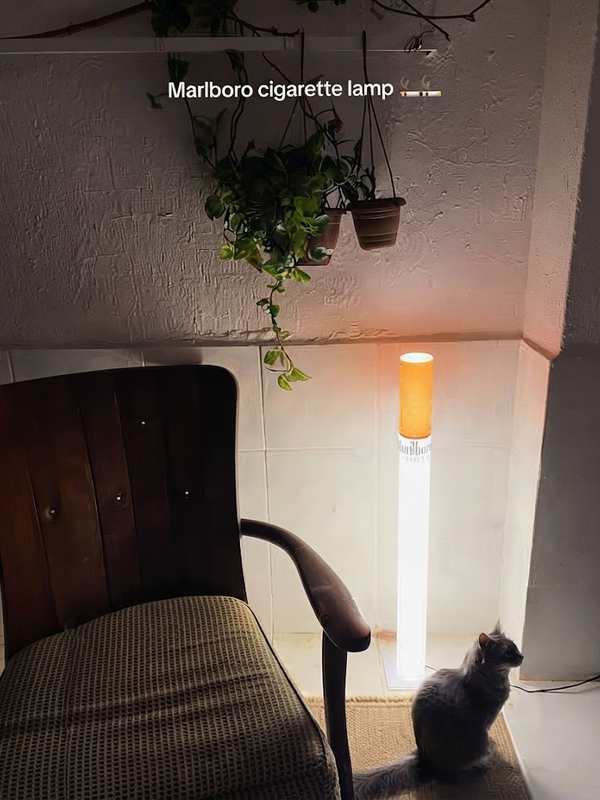 Cigarette LED Table Lamp – Pop Art, 35 cm & 100 cm