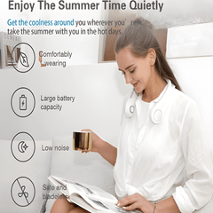 Portable Rechargeable Neck Fan