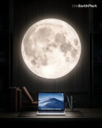 3D Moon LED Wall Lamp – 3 Light Colours, 400 & 500 mm