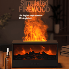 Fireplace Bonfire Aroma Diffuser with Remote Control