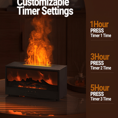 Fireplace Bonfire Aroma Diffuser with Remote Control