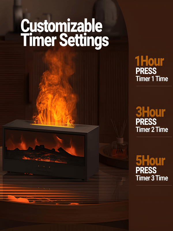 Fireplace Bonfire Aroma Diffuser with Remote Control